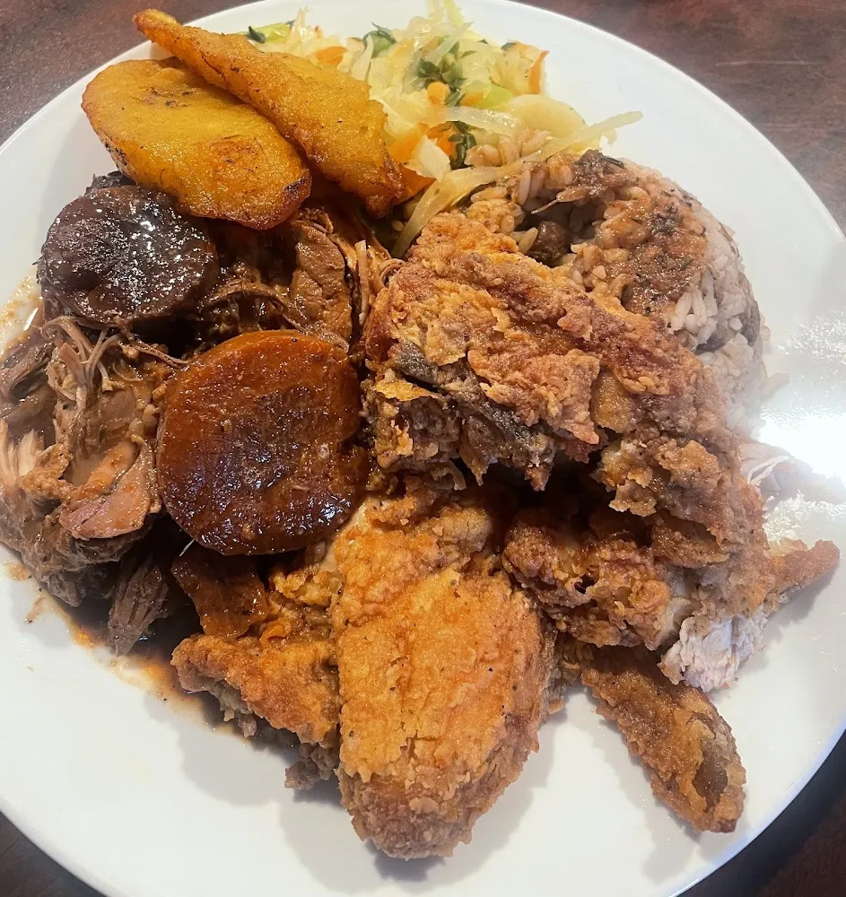 Fried Chicken Stew Beef